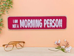 CARTEL DE MADERA "I AM NOT A..."