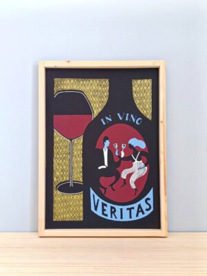 "VINO" GRABADO ORIGINAL