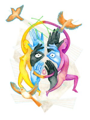 LÁMINA SIGNOS ZODÍACO - GÉMINIS