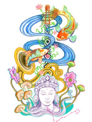 LÁMINA SIGNOS ZODÍACO - PISCIS