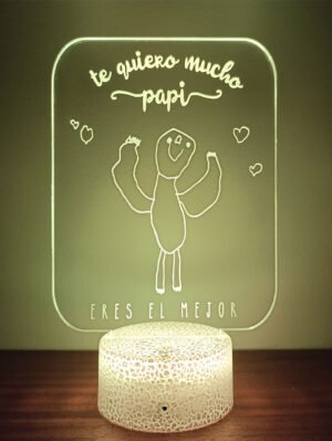 LÁMPARA PERSONALIZADA METACRILATO